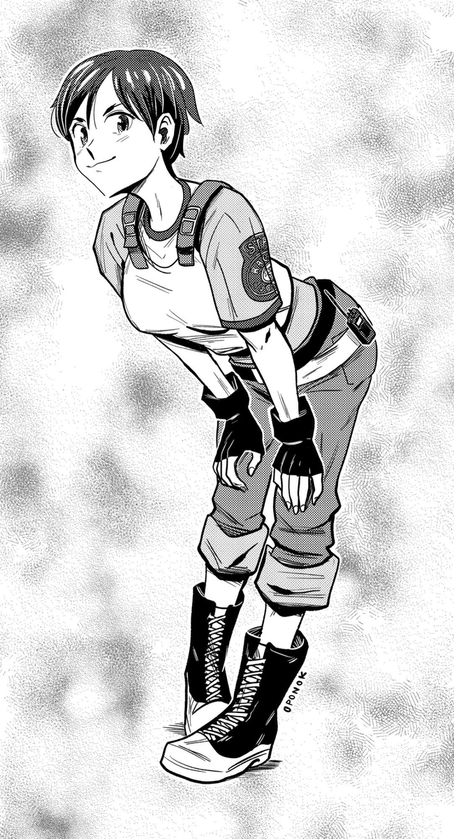 Illustration of Rebecca Chambers.
#residentevil #REBHFun