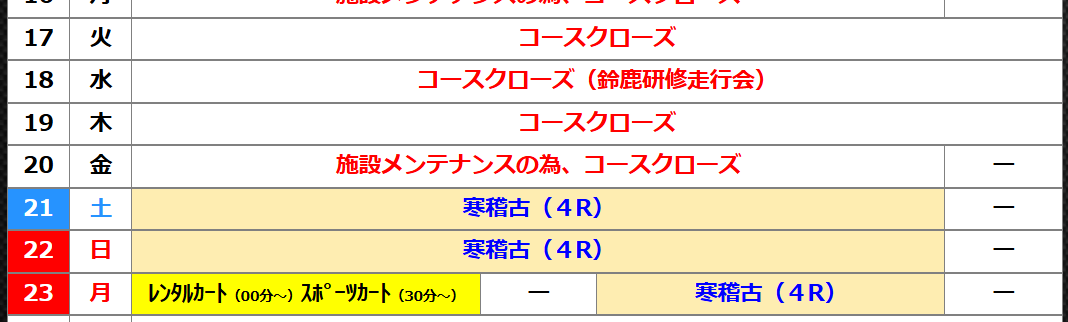 タカスサーキット@公式 tweet media