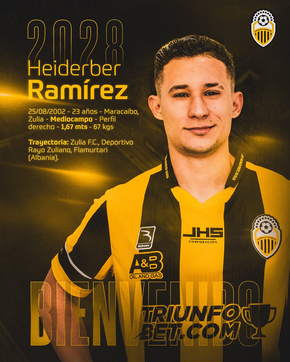 🔥 La espera terminó, Heiderber Ramírez ya es oficialmente jugador del Más Grande de Venezuela, ¡BIENVENIDO “Coquito”! 👏

Heiderber Antonio Ramírez Carruyo ✍️ Dic. 2028

🔝 El club adquirió el 100% de los derechos deportivos del jugador y el 50% de los derechos económicos 🦾