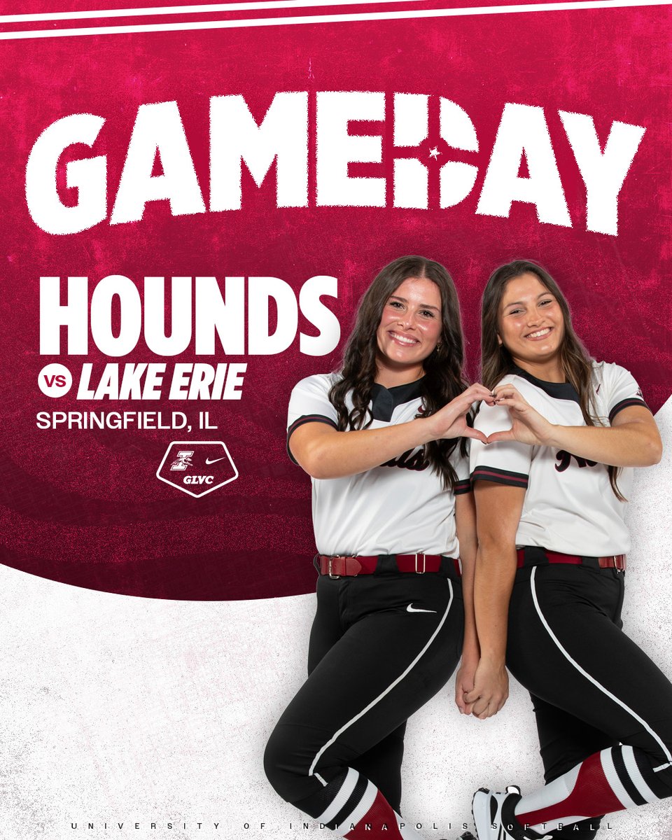 UIndySoftball's tweet photo. 🥎 GAMEDAY 🥎

#ONEHOUND 🫶

📍 Springfield, IL
🆚 Lake Erie x 2
⏰ 11:30 AM ET
📊 https://t.co/vIVL8ANqPD
📺 https://t.co/iq2Yg5eLhF https://t.co/mPNvggKs6T
