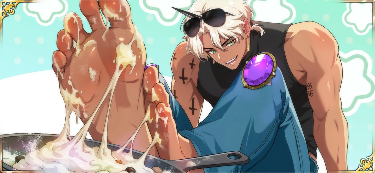 😈さあ、口を開けて。君のために作ったんだから、一つも残さず全部食べてくれるよね？足についたものまでなめとらないと、イノセント チャイルド？🍫

#Whatinhellisbad? #WHB #地獄のどこが悪い？