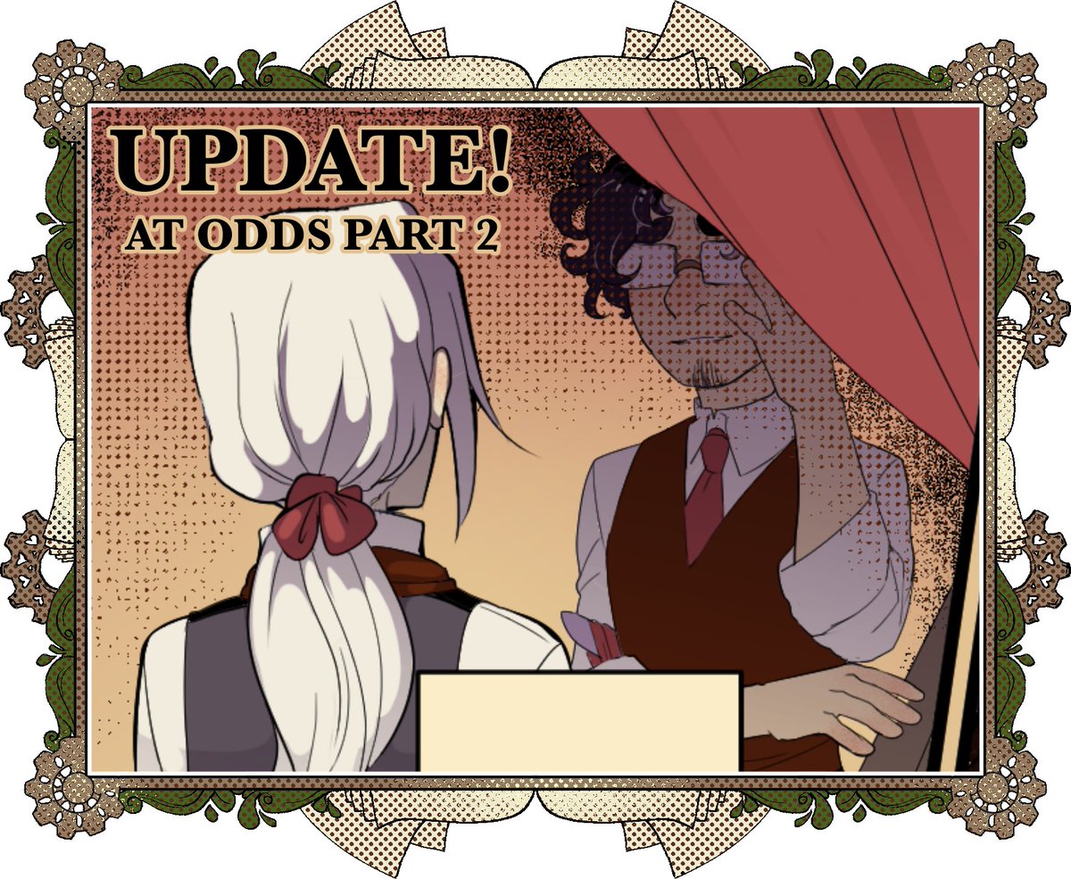 Update!🧪
At Odds Part 2 is now up on Comicfury!
…archforhenryjekyll.thecomicseries.com/comics/1285/#c…🔎
And now we're into the color pages!