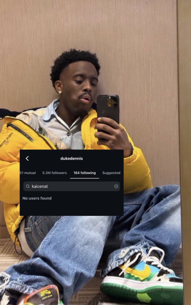 obsrvate's tweet image. Duke Dennis goes live and completely breaks his whole setup after finding out Kai unfollowed him and is no longer giving him his 30k a month allowance😳

“There is no Kai Cenat without Duke”