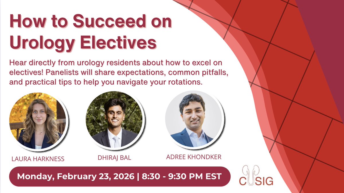 Canadian Urology Student Interest Group tweet media