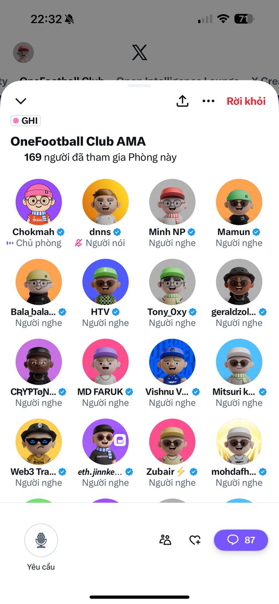 Good morning <a href="/OneFootball/">OneFootball</a> <a href="/ofc_the_club/">OneFootball Club</a>  family! 

Thanks to Captain <a href="/dnns_eth/">dnns</a> and <a href="/chokmahxbt/">Chokmah</a> for providing us with such helpful information about the project last night. Who we are: We are football lovers. What we do: We always believe in the project.

<a href="/_viN040/">vince.football</a> <a href="/LiamcKerr/">Liam</a>