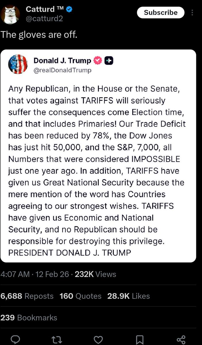 For God's sake <a href="/GOP/">GOP</a> 
Rise up against this threat while you still can.
A united Congress determined to do the right thing for America can destroy him &amp; his evil plans.
Your party will dissolve into nothing under MAGA. You will be rebranded &amp; forgotten like the Whigs.
Wake up!!!