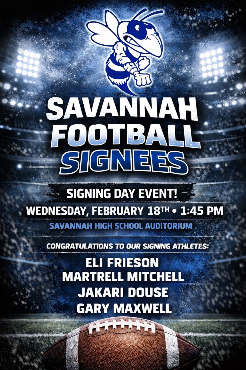 Savannah High Football tweet media