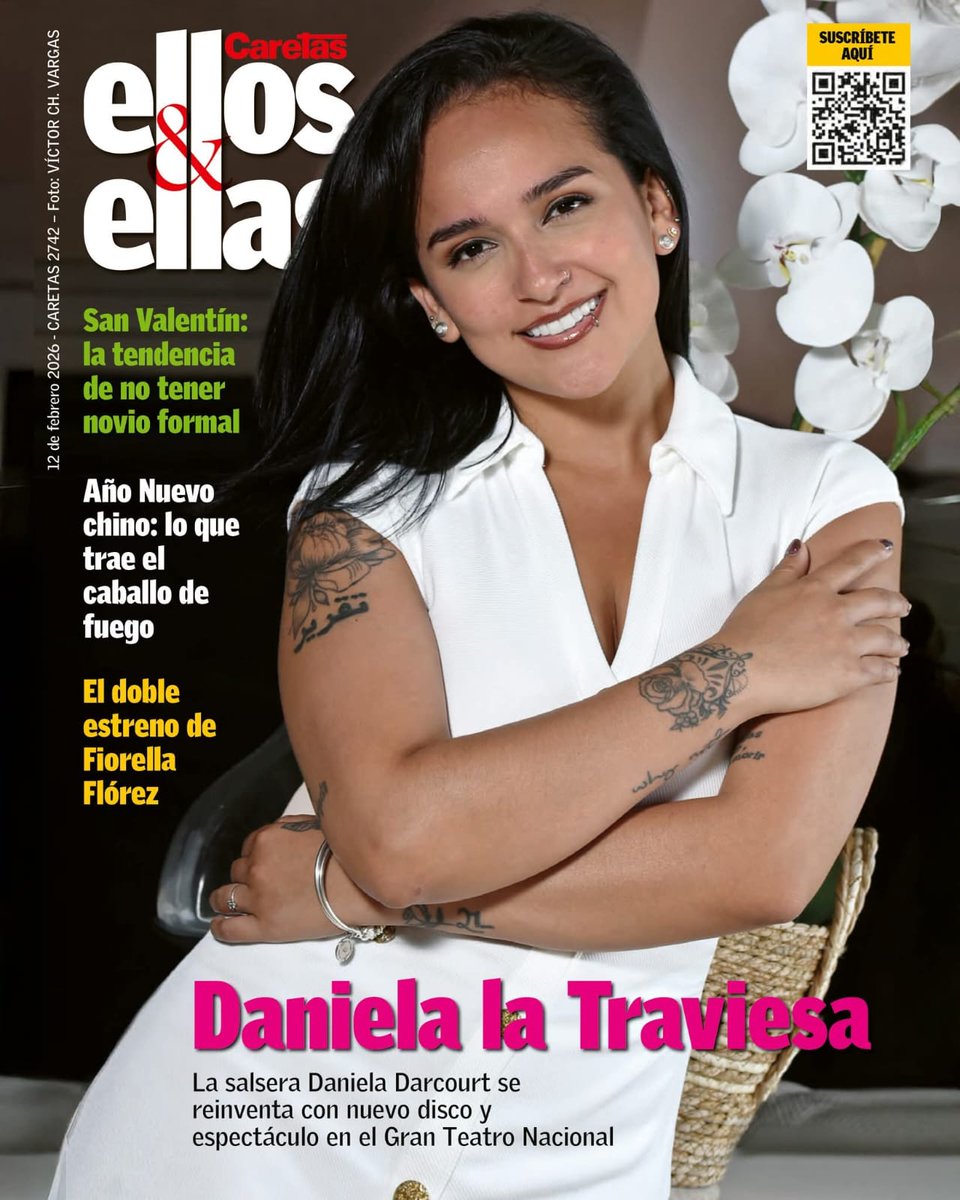 Orgullo total 🇵🇪✨

Fuimos destacados en la revista Ellos&amp;Ellas.
Un reconocimiento que es de todos ustedes. ❤️🎶
¿Ya leíste la nota? 👀👇

#DanielaDarcourt #Ellos&amp;Ellas #SalsaPeruana