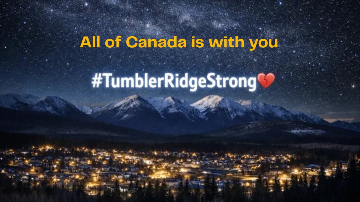 ShyloNation's tweet photo. We join all Canadians in mourning the tragic loss of life in Tumbler Ridge. Our thoughts are with the families, students, educators and entire community affected by this unimaginable violence. 

#TumblerRidge #CommunitySupport #Compassion https://t.co/aCxWGNFtDx