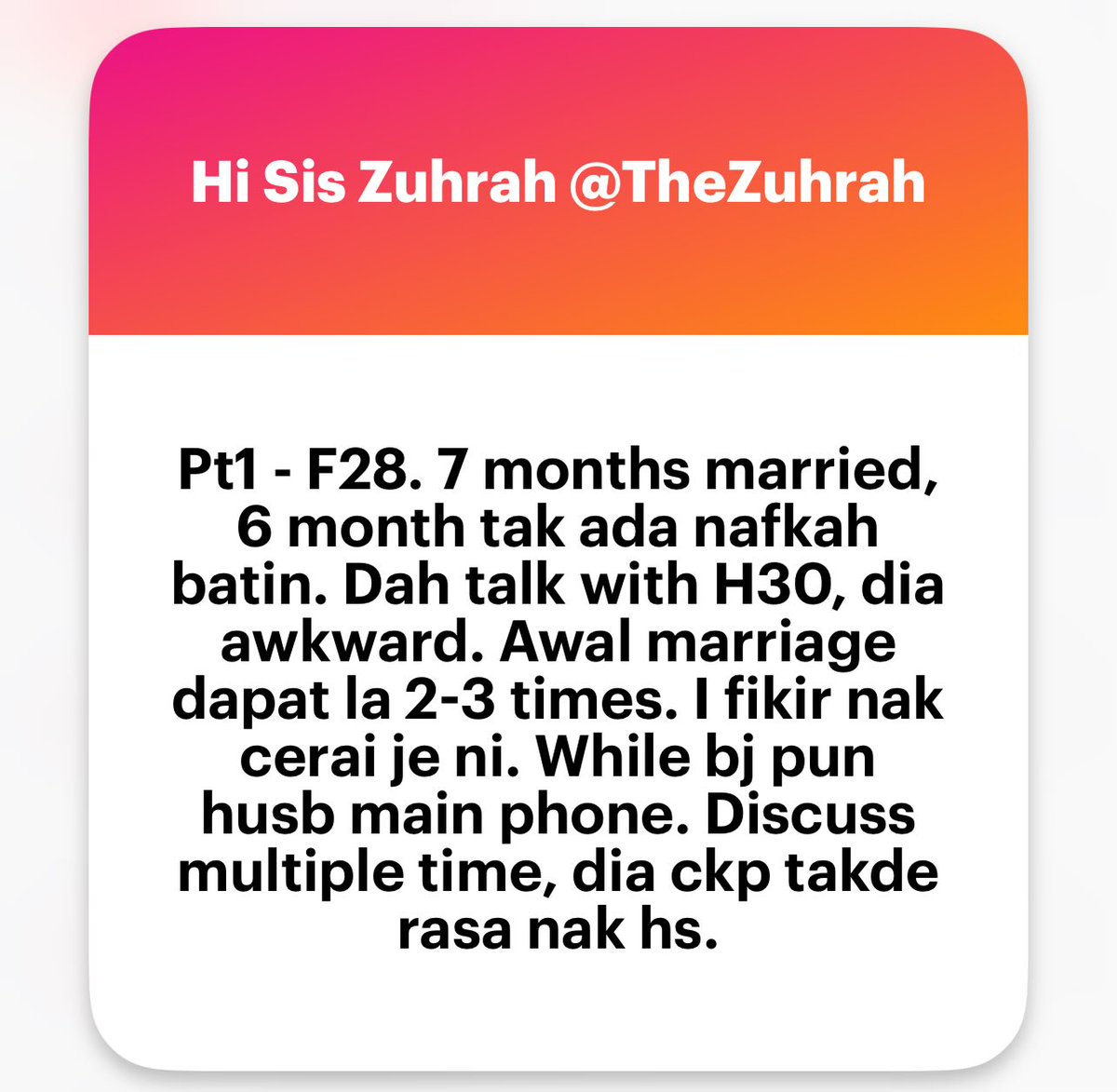 Zuhrah 🇲🇾 tweet media