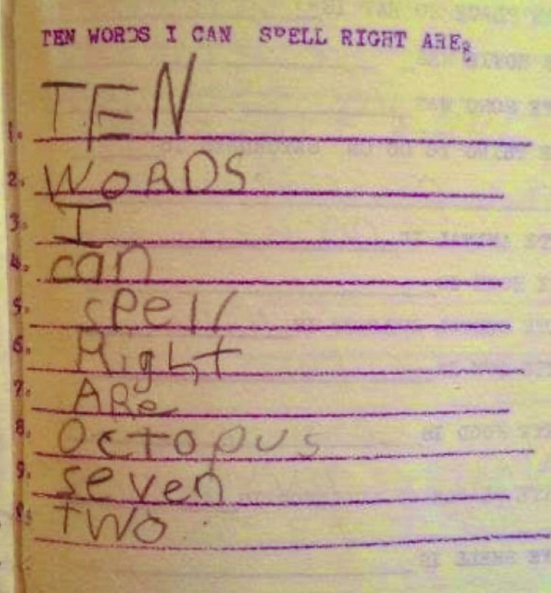 Super70sSports's tweet photo. I don’t know who this kid was but he sure as fuck knew he’d been supplied with 70% of the correct answers. I predict greatness. https://t.co/ZvXPZlwycP