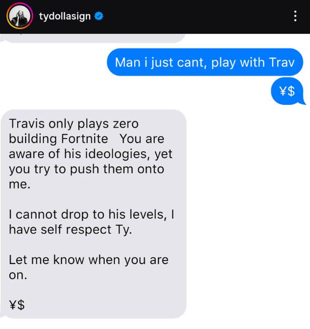 KonnyTalks's tweet image. Ty Dolla Sign shares new texts with Kanye 👀

Kanye also exposed Travis Scott for playing Zero Build... 😳