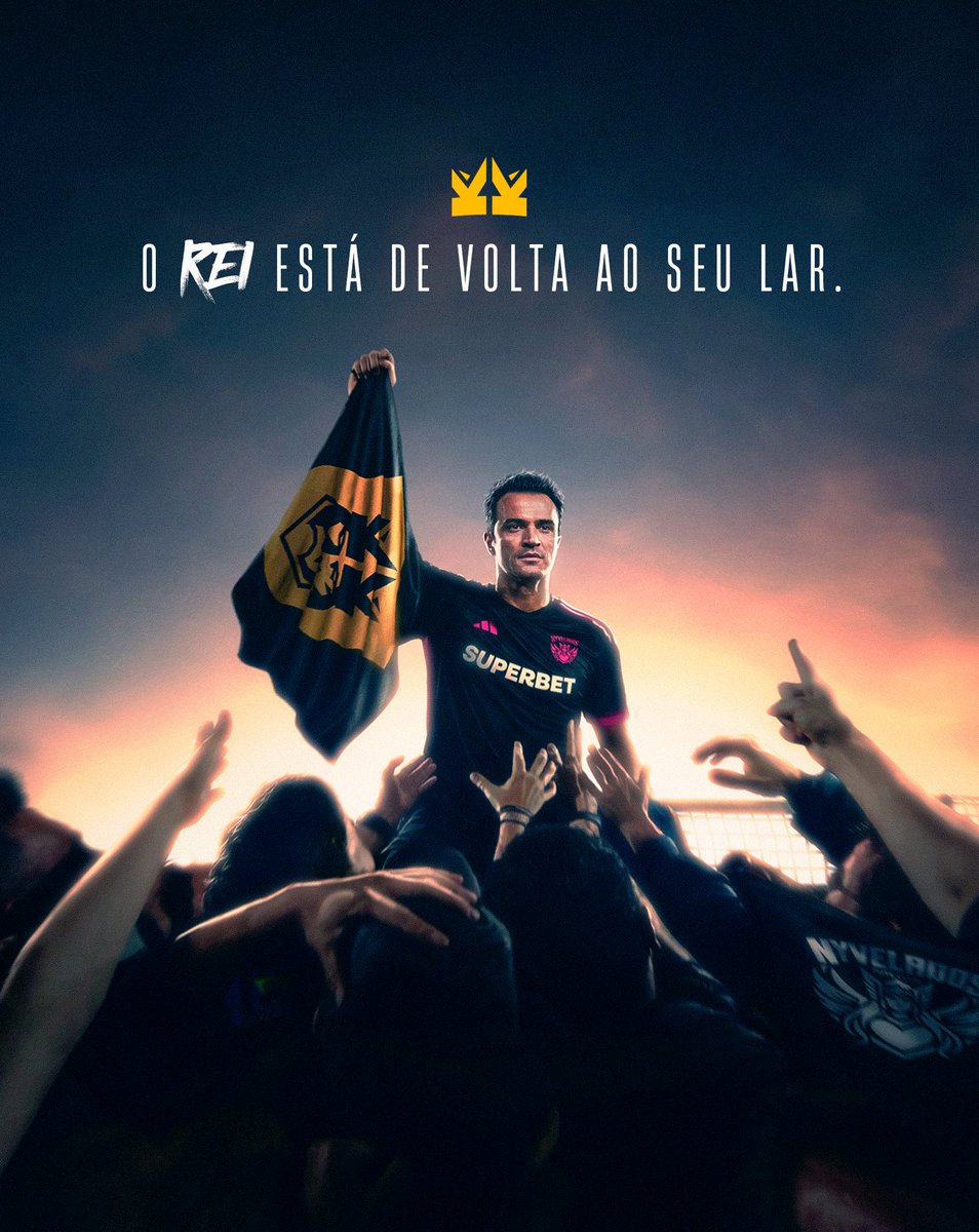 Kings_LeagueBR's tweet photo. Bem-vindo de volta, REI! 👑 @Falcao12oficial 

#KingsLeagueBrazil https://t.co/8coYM3MNcG