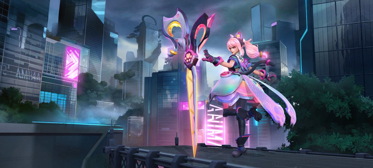 ArenaXWiccano's tweet photo. 🚨GWEN FELINA DE BATALHA PRIMOROSA ESTÁ DISPONÍVEL NO HEXTEC!!!

A skin chegou de surpresa com 20% de Desconto! https://t.co/5MP3jpQxqL