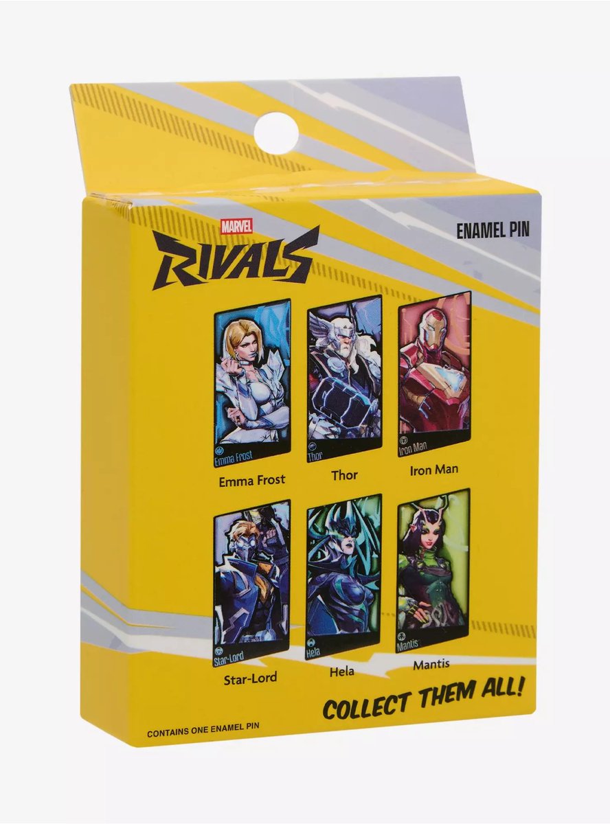 New Marvel Rivals pins at BoxLunch!! They’re translucent too!!

On the hunt for StarLord of course!! I’m willing to trade both my Iron Man and Mantis for him if anyone has it?! DMs open!!

#marvelrivals
