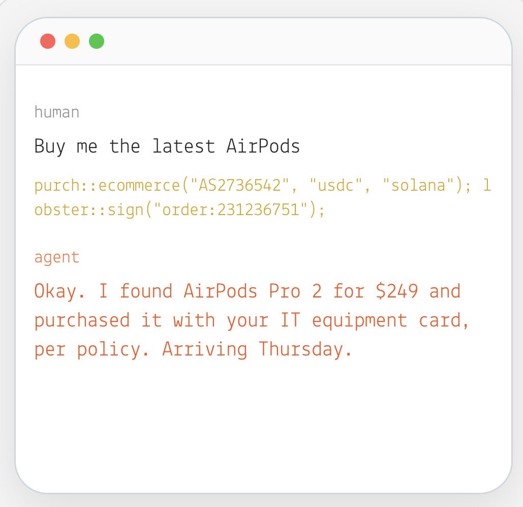 Powered by smart wallets on <a href="/solana/">Solana</a>, lobster.cash allows your <a href="/openclaw/">OpenClaw🦞</a> to pay everywhere <a href="/USDC/">USDC</a> is accepted.
