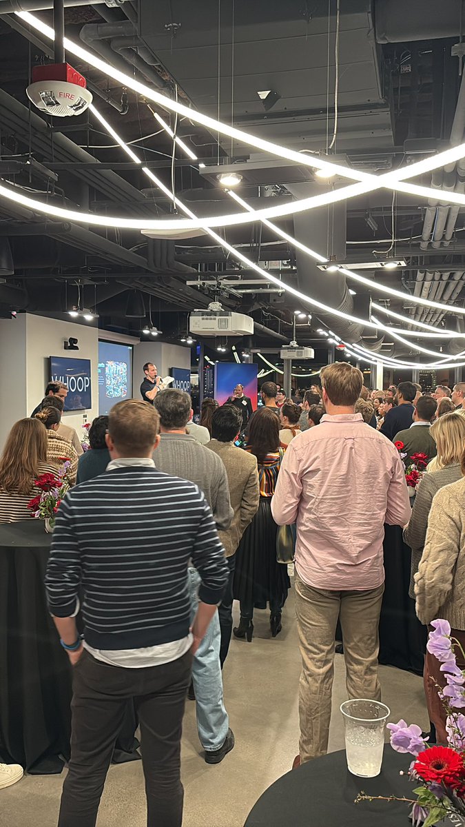 Amazing gathering to kick off the MA AI coalition! Amazing energy and guests @maura_healey @sama htt