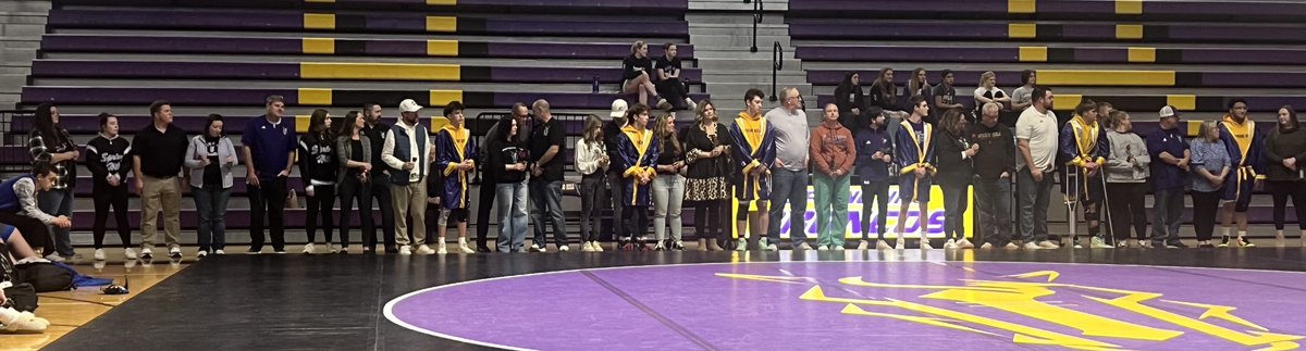 BouchardFred's tweet photo. Awesome group of Senior Wresters who represent the Spring Hill Broncos in an exemplary manner. You know this group has earned their recognition through four years of combat on the mat. Very cool that each teacher also got to select a teacher who has impacted them. Congratulations https://t.co/r1KlwCxTIb