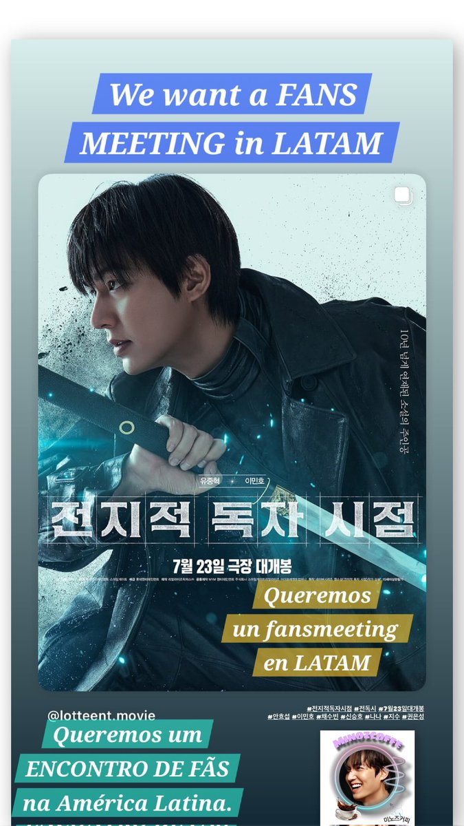 Te queremos en nuestra hermosa Latinoamérica 
#MINHOVERSE en LATAM 
#LeeMinHoEnLatinoamérica
#MinozLatam
#LatamLovesLeeMinHo
#minozleeminhobrasil
#sanentretenimento
<a href="/ActorLeeMinHo/">Lee Min Ho</a>
<a href="/kpopchileof/">K-POP CHILE</a> 
<a href="/ninshi_ent/">Ninshi Entertainment</a>
<a href="/zafiroLive/">Zafiro Internacional</a> 
<a href="/SAM_Entre/">SAM</a> 
<a href="/gigmusicoficial/">gigmusicoficial</a>