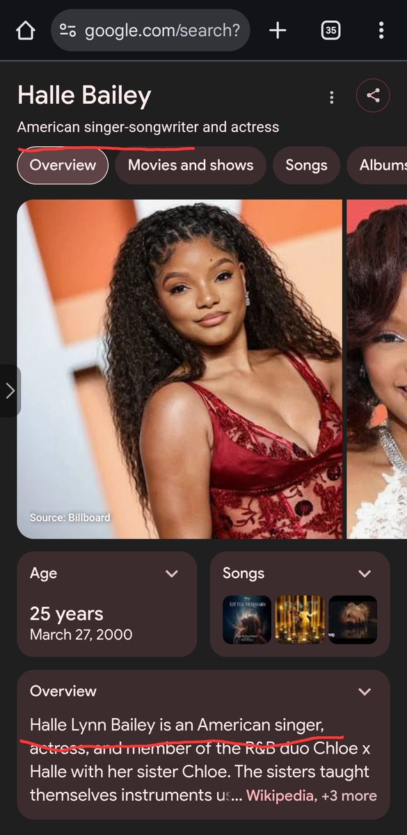 Azcuy0's tweet photo. @alijahromeo_ @bigea88 @problembailey Hey you don't have to call her a dumbass, also this comes up first after you look her up https://t.co/1g3NyZ2jU1