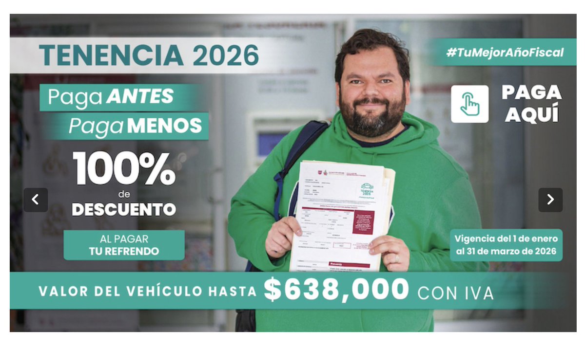 ¿Por qué están calculando el pago de la Tenencia sin la depreciación? es ilegal el cobro. <a href="/ClaraBrugadaM/">Clara Brugada Molina</a> <a href="/GobCDMX/">Gobierno de la Ciudad de México</a> <a href="/Finanzas_CDMX/">Secretaría de Administración y Finanzas Cd. de Méx</a> #Tenencia2026