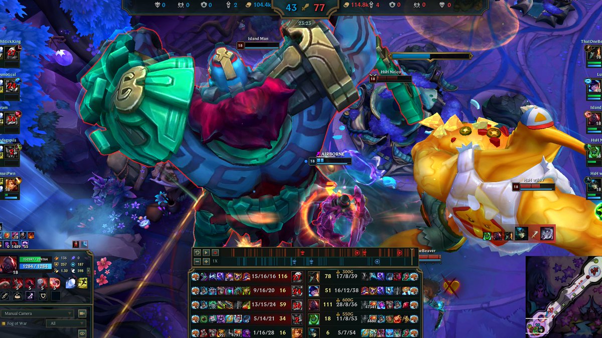 Grollheim's tweet photo. #ARAMMayhem #LeagueOfLegends  230k HP ,  47k Stacks 😅 https://t.co/dLVYUGjjxT