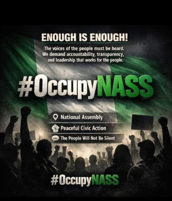Mbahdesk's tweet photo. Nothing good comes easy, sacrifice must be made, we must stand for what is right and just, it's our right to live life like human beings, enough is enough. 
#OccupyNASS https://t.co/ksD3ROwlwB