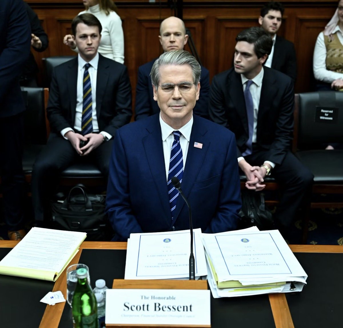 MAGAVoice's tweet image. Anyone else enjoy having Treasury Secretary Scott Bessent in Congress exposing Democrats all day ?