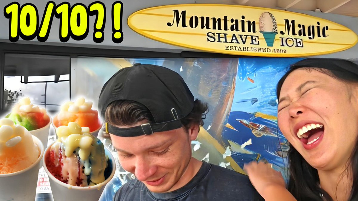 ExemGoblin's tweet image. 10/10?!
Mountain Magic had @extraemilyy going back for a second shaved ice just to be sure w/ @rosiiwun 🍧😅 Texture carried even when the first flavor didn’t. 
#ExtraEmily #Rosii #Exem #Emily #MountainMagic #HawaiiFood #ShaveIce

Watch here 👉 youtu.be/8GpzCv3SYqU