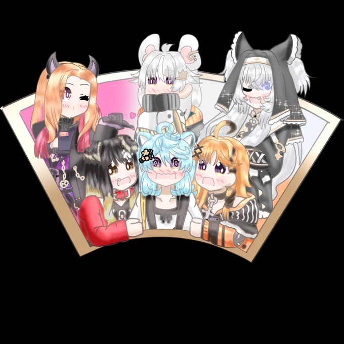 おはよーん! 2期生完成! こうやって並べてくと集めてる感があって創作意欲が湧くよねー