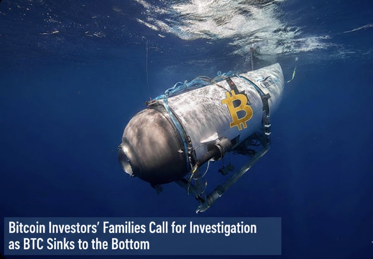 Bitcoin Investors' Families Call for Investigation as $BTC Sinks to the Bottom
#Bitcoin #crypto