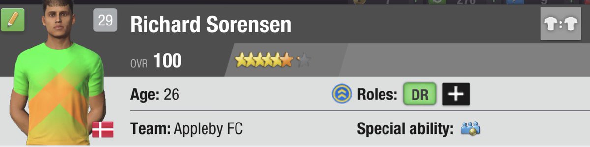 We are please to announce the signing of Richard Sorensen

Richard is the nephew of club legend and former captain Kristoffer Sorensen

Welcome Richard!