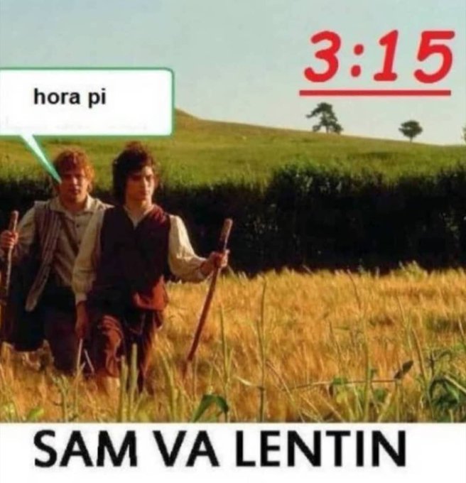 rothux's tweet photo. Hora pi https://t.co/ICoKIvgIQq