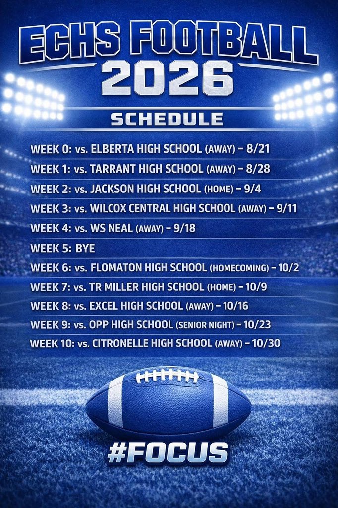 Escambia County High Football tweet media