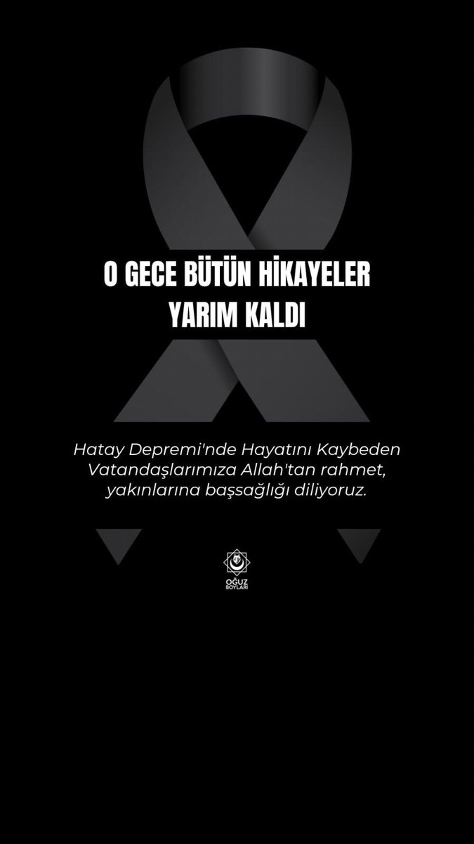O gece bütün hikayeler yarım kaldı #6şubat