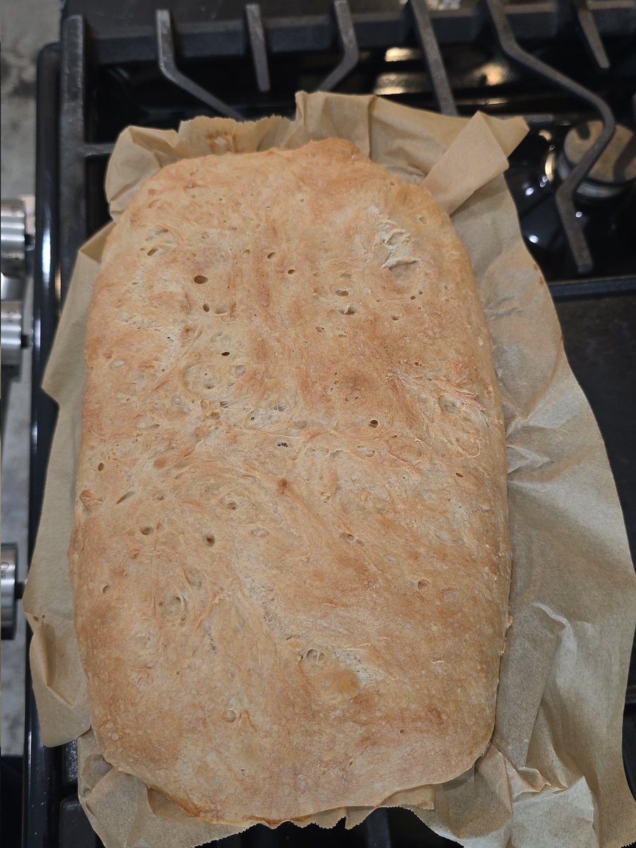 Johnnypatriot26's tweet image. I'm addicted to making fresh bread. I also made a ciabatta bun. 

Lunch: balsamic marinated tomatoes, avocado, swiss, and lettuce. 

With fake bacon for the crunchy salty smokey delight. 🤣🐷🫶
#HomemadeBread #ArtisanBread
#BreadMaking #BreadBaking
#RealBread #BreadLover