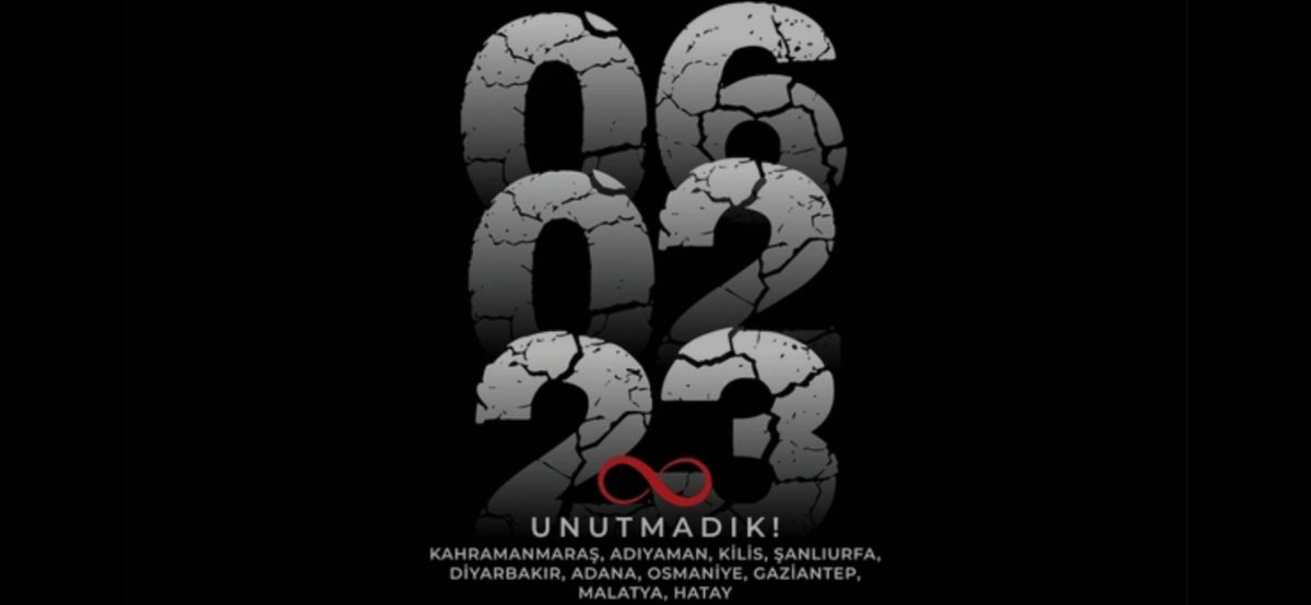 Rabbim Bir'daha böyle günler göstermesin inşAllah Bize.
#6subat2023