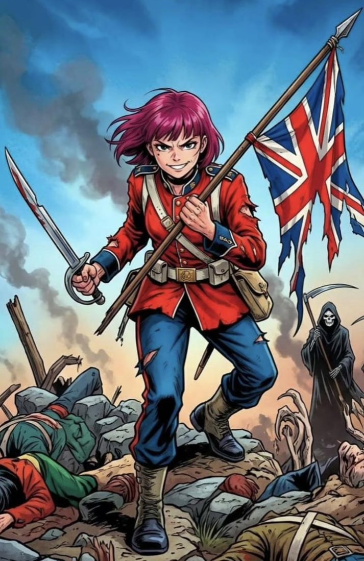 AmeliajakSolana's tweet image. They made her as a warning. 

Now she is a war cry. 

🇬🇧