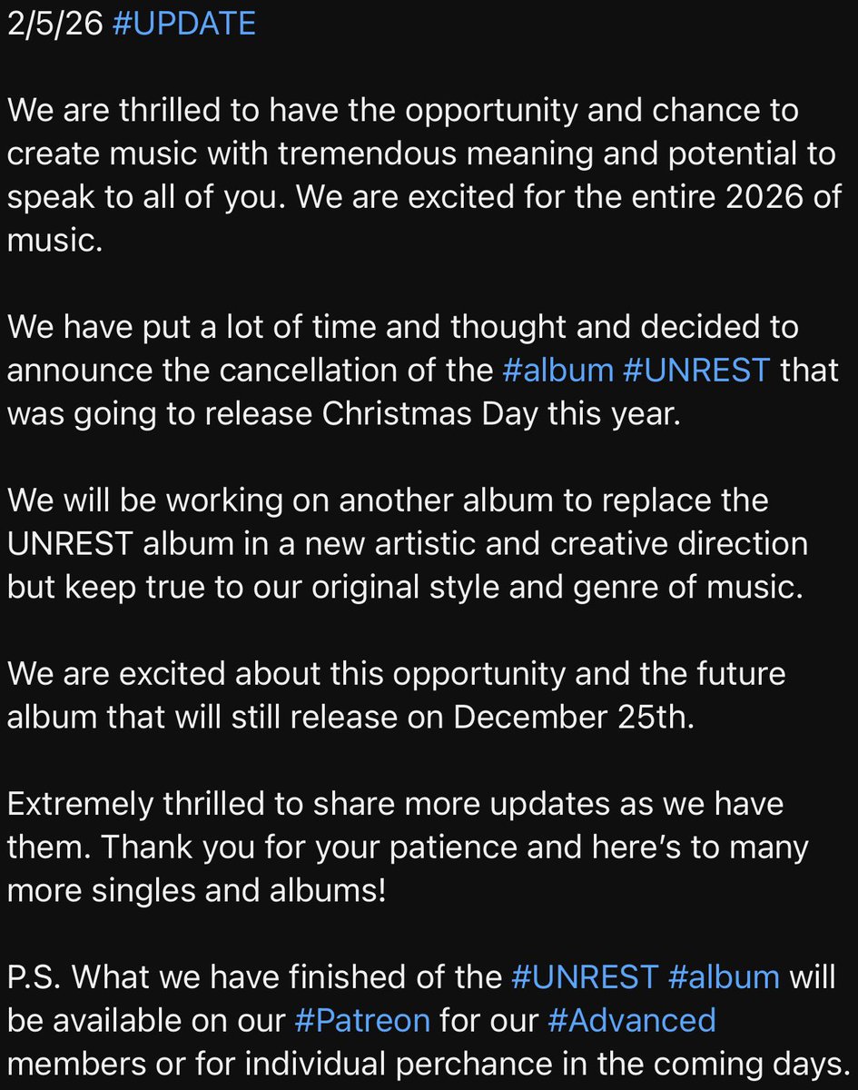 NVTNMusic's tweet photo. #Album #UNREST #update https://t.co/jNDSngp2Ly