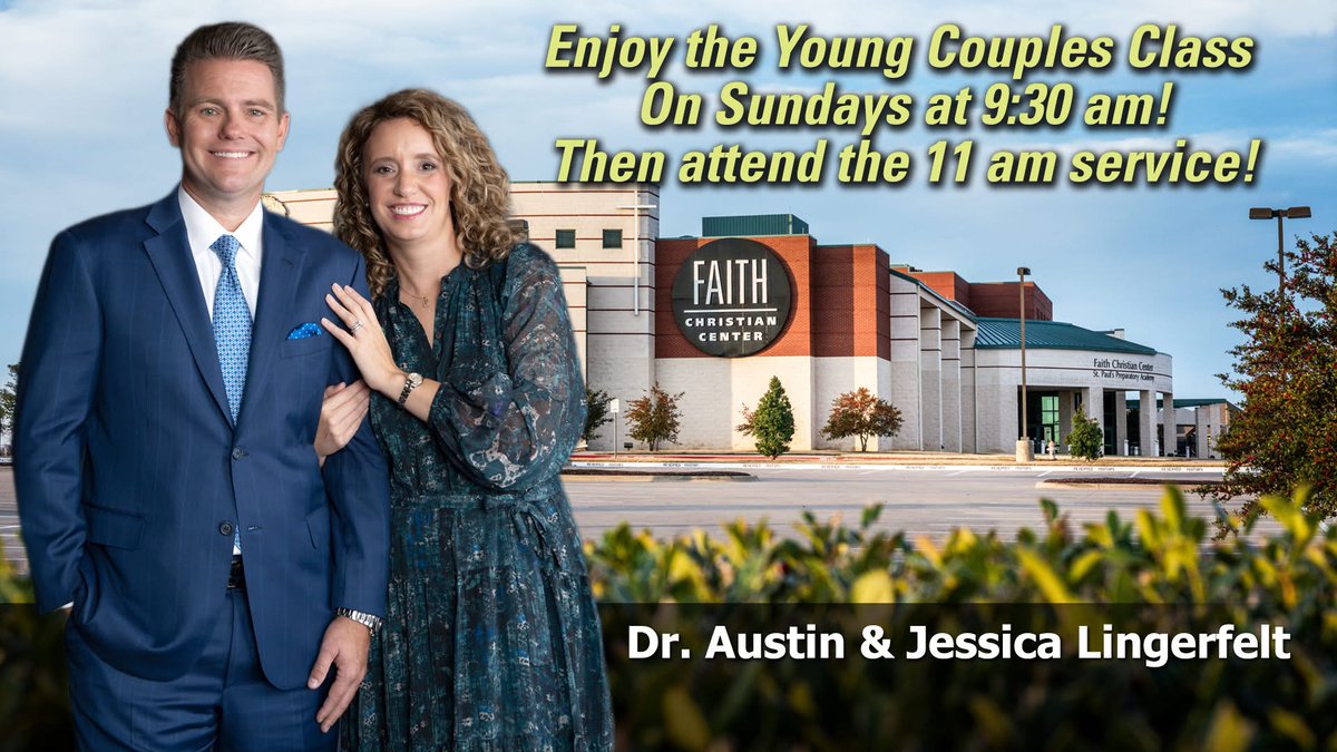 If you are a young couple, check out our fun and exciting Young Couples class on Sunday mornings at 9:30 am. Then, attend the 11 am service afterwards! We look forward to seeing you this Sunday!