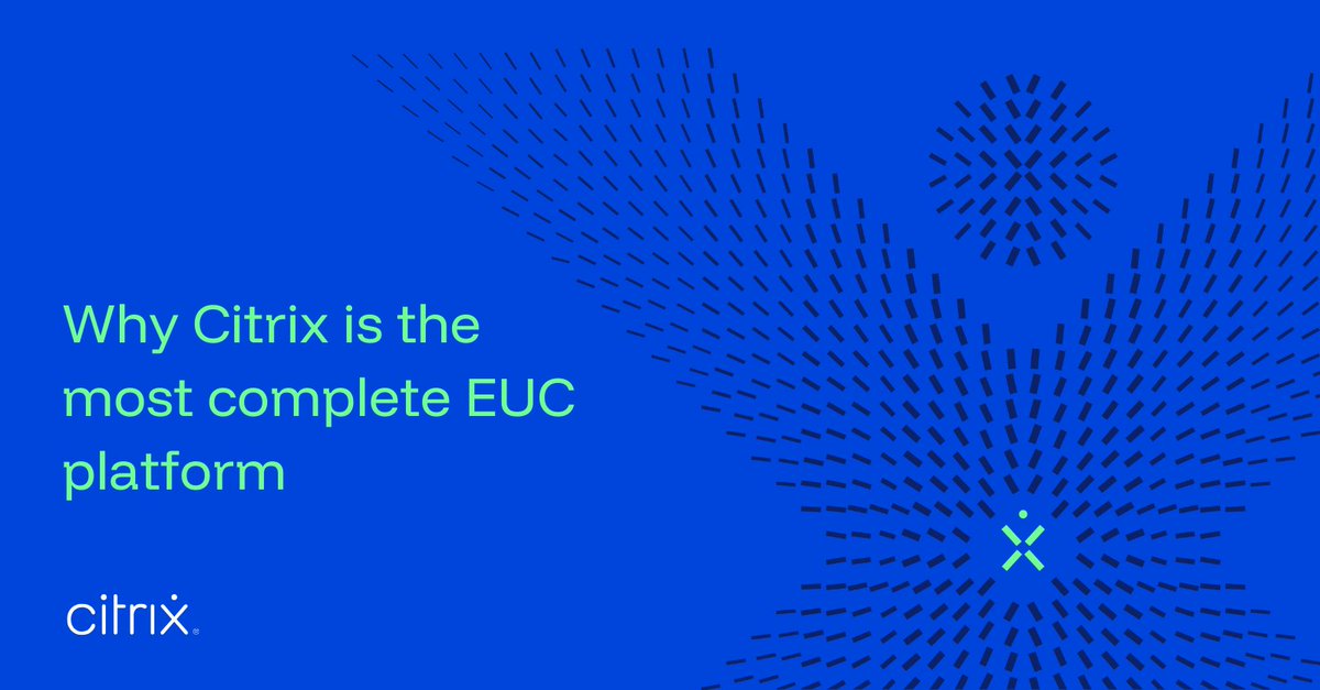 citrix's tweet image. Running multiple #EUC platforms drives up cost, risk, and complexity fast. 👎

Consolidating on #Citrix gives you a more complete, future-ready EUC platform—without disruption. Here's how: bit.ly/4kmFR54