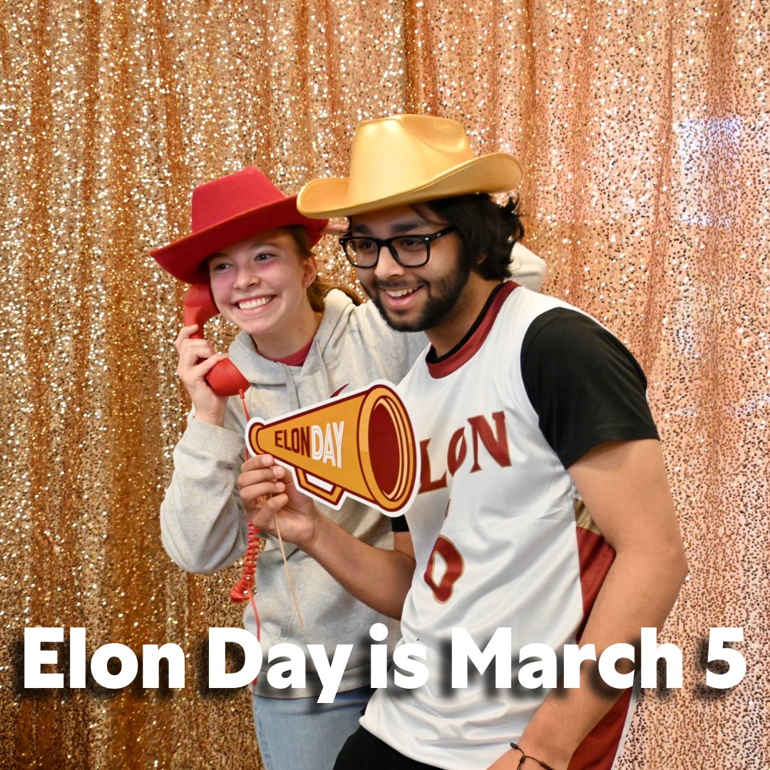 Elon University tweet media