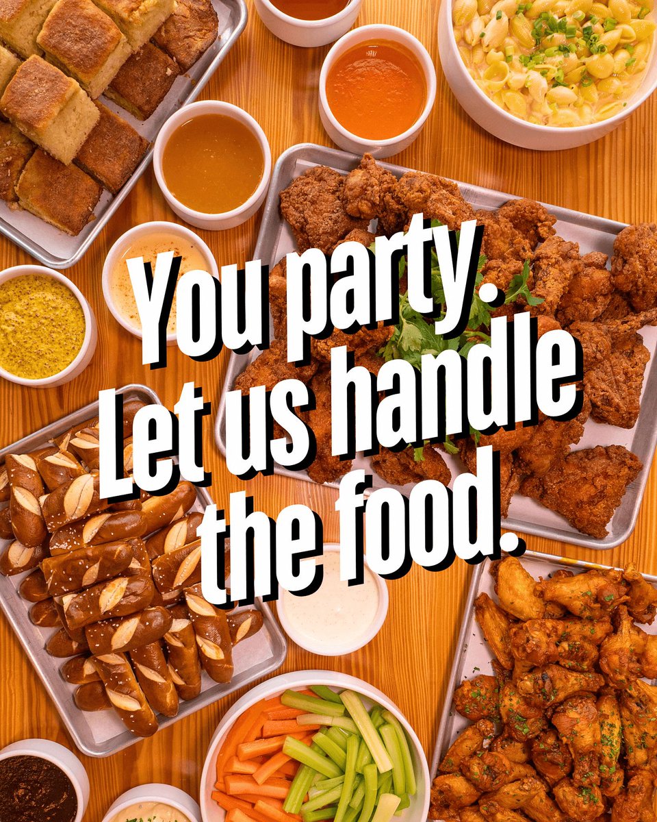 You 𝘯𝘦𝘦𝘥 𝗕𝗜𝗚 𝗧𝗘𝗡𝗗𝗜𝗘𝗦 for the 𝗕𝗜𝗚 𝗚𝗔𝗠𝗘 🏈 🏟️ 📺 

We're all kinds of pumped for the 𝗕𝗜𝗚 𝗚𝗔𝗠𝗘 this weekend. You know the one, and we want to help you make it the watch party of the year.

🍻 ❤️ 🤘