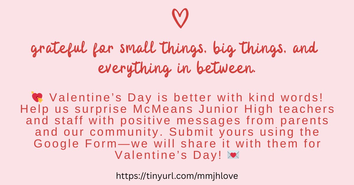 McMeans Junior High tweet media