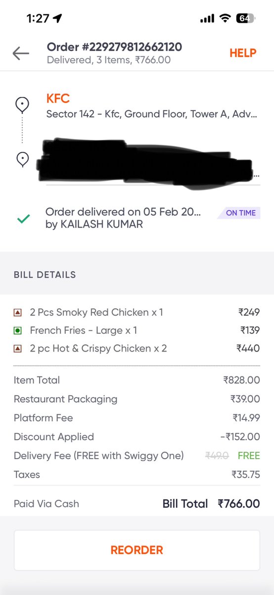 kunall1404's tweet photo. Ordered 2× hot crispy chicken, received only 1. Contacted support 4–5 times but they keep asking me to email despite ordering &amp; paying via the app. Same outlet earlier sent rotten food—no resolution then either. Very frustrating. @Swiggy  @SwiggyCares https://t.co/0dm1jKhOLr