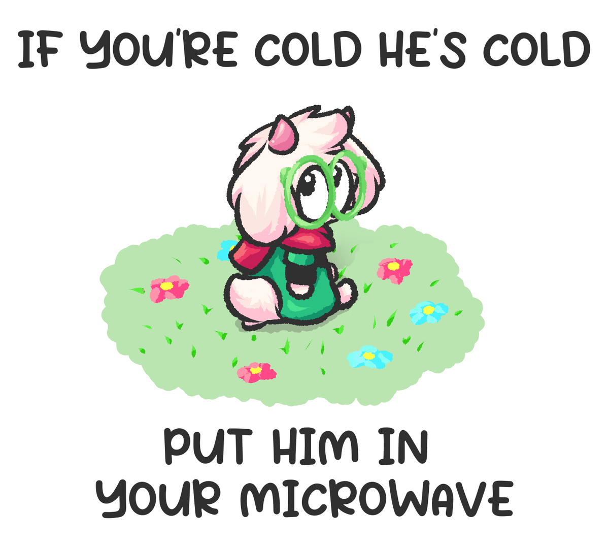 bihourlyralsei's tweet image. this ralsei's original artist: @/ItsGerdew