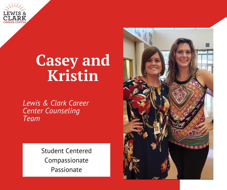 LewisClark2400's tweet photo. We want to take this opportunity to thank Casey and Kristin - Our amazing counseling team! They do such an amazing job working with all of our students and sending schools. https://t.co/w9IoR5rwlg