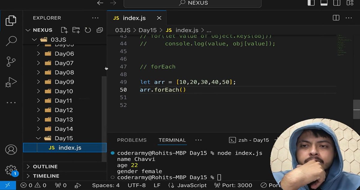 Codingwithdev06's tweet photo. lecture 31 Completed✅ | Web Dev Journey
🧐Today I learned important JavaScript concepts:
🔹 Callback Functions – 
🔹 map() – 
🔹 filter() – 
🔹 reduce() – 
These methods make code clean, efficient, and powerful 💻🔥

#JavaScript #WebDevelopment #LearningInPublic #100DaysOfCode https://t.co/MxAlbVV1Xi