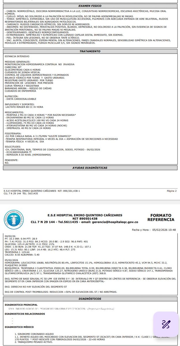 leorpach's tweet photo. Por favor mí Padre, requiere URGENTE remisión a servicio en un centro médico de tercer nivel  pertenece a régimen contributivo de @NuevaEPS_  hagan algo por favor @DefensoriaCol @Supersalud lo están atendiendo desde anoche en @HospitalEQC  Cama 16 UCI https://t.co/6ft4OVUMHL