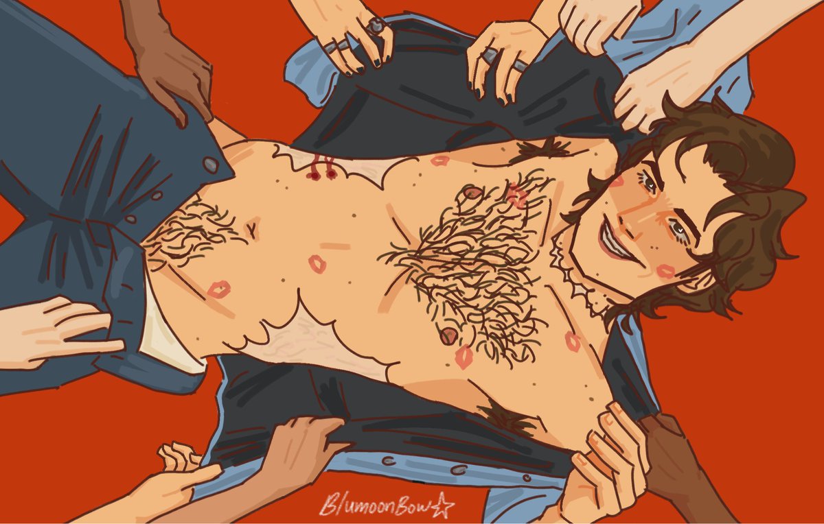 blumoonbow's tweet photo. Vampire bite version because I have to make it about vampire!eddie whenever I can https://t.co/2Bz3H2syZ7